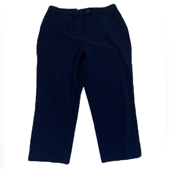 cleo Pants - Cleo Curvy Navy Cropped Pants Size 10